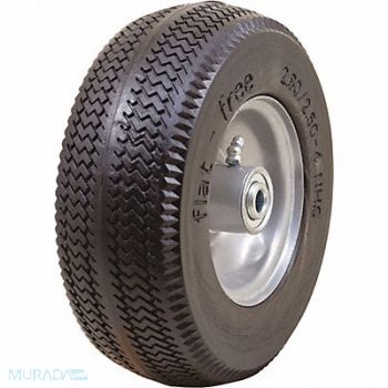 GRAINGER APPROVED Flat-Free Wheel 200 lb., 53CM48