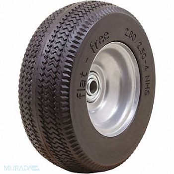 GRAINGER APPROVED Flat-Free Wheel 4 200 lb., 53CM54