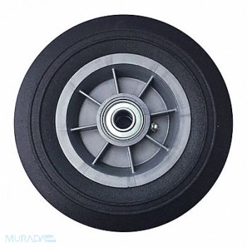 GRAINGER APPROVED Solid Rubber Wheel 8 dia 450 lb., 53CM84