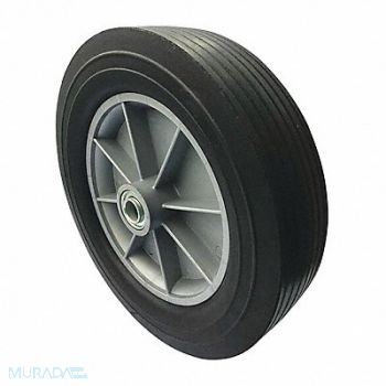 GRAINGER APPROVED Solid Rubber Wheel 12 Wheel Dia 550lb, 53CM93