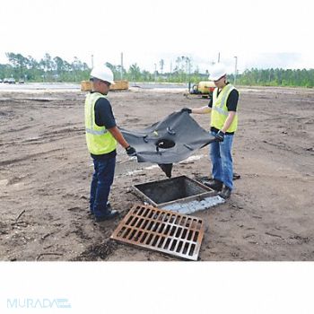 ULTRATECH Drain Guard Black 13 H 27 L PK10, 53CN52