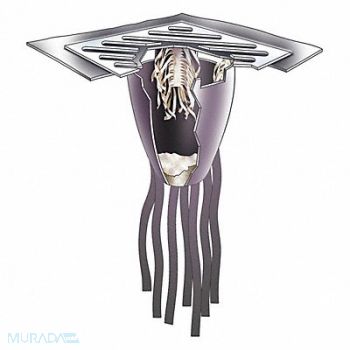 ULTRATECH Catch Basin Insert Black 4 H 15 L, 53CN57