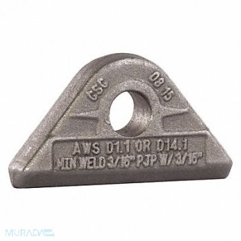 MAG-MATE Pad Eye 5/8 Depth 2-3/4 L 1-9/16 W, 53CV50