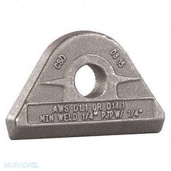 MAG-MATE Pad Eye 11/16 Depth 3-1/4 L 2-1/8 W, 53CV51