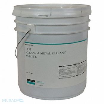 DOW CORNING Sealant Silicone Base White Pail, 53DC19