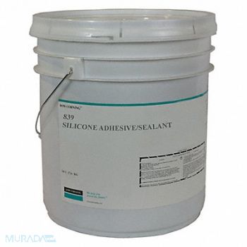 DOW CORNING Sealant Silicone Base White Pail, 53DC46