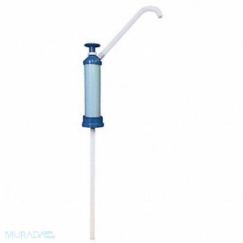 HYGENALL Pump Dispenser Plastic Blue 3 W, 53DK10