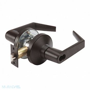 GRAINGER APPROVED Door Lever Lockset PHL Angled Style, 53DL09