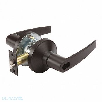 GRAINGER APPROVED Door Lever Lockset MIA Straight Style, 53DL12