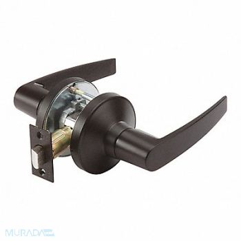 GRAINGER APPROVED Door Lever Lockset MIA Straight Style, 53DL45