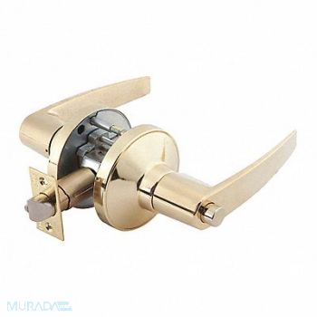 GRAINGER APPROVED Door Lever Lockset MIA Straight Style, 53DL71