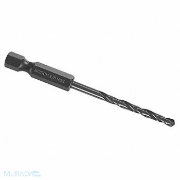 BOSCH Hex Shank Drill 1/8 HSS, 53DL92