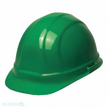 ERB SAFETY Hard Hat Type 1 Class E Pinlock Green, 53EA26