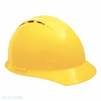 ERB SAFETY J5462 Hard Hat Type 1 Class C Ratchet Yellow, 53EA58