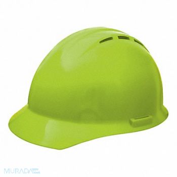 ERB SAFETY J5462 Hard Hat Type 1 Class C Hi-Vis Green, 53EA62