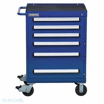 PROTO Rolling Tool Cabinet Blue Ind Prem Duty, 53GM67