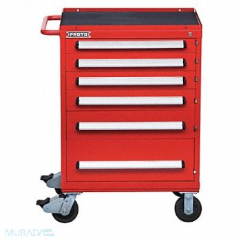 PROTO Rolling Tool Cabinet Red Ind Prem Duty, 53GM70
