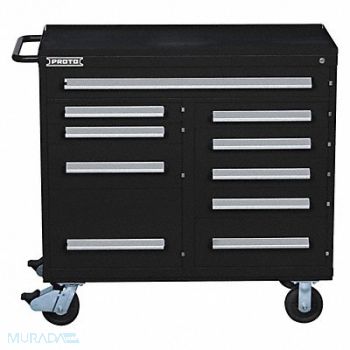 PROTO Rolling Tool Cabinet Blk Ind Prem Duty, 53GM72