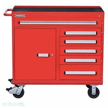 PROTO Rolling Tool Cabinet Red Ind Prem Duty, 53GM82