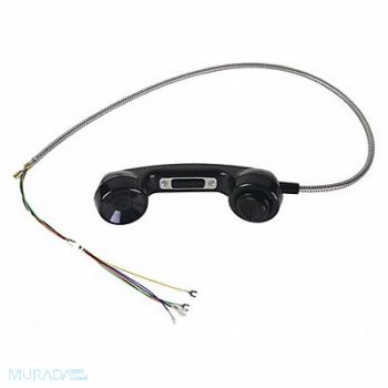 HUBBELL GAI-TRONICS Handset Kit Black Plastic, 53GV56