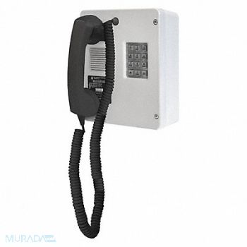 HUBBELL GAI-TRONICS Telephone Analog Gray Surface Mount, 53GW35