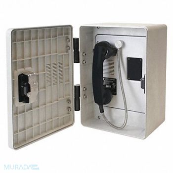 HUBBELL GAI-TRONICS Autodial Telephone Analog Gray, 53GW60