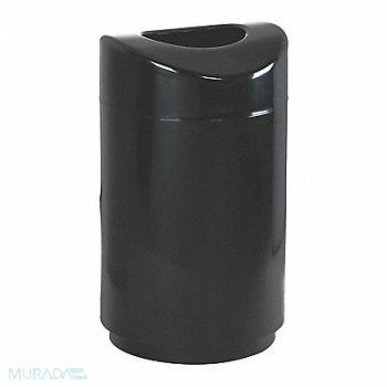 RUBBERMAID COMMERCIAL PRODUCTS Trash Can Decorative Round 30 gal., 53GX82