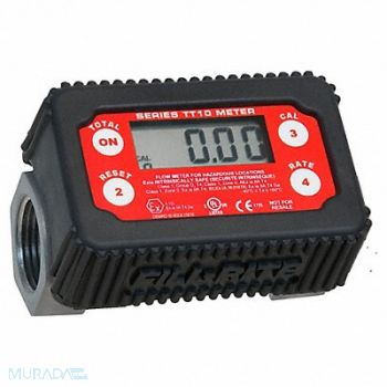 FILL-RITE Flowmeter For 1 Pipe FNPT 2 to 35 gpm, 53JM46