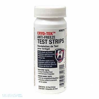 HERCULES Test Strips Includes 10 Sticks 3-15/16 L, 53JW81
