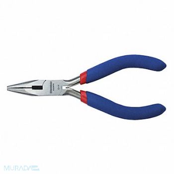 WESTWARD Needle Nose Plier 4-7/8 L Serrated, 53JW98