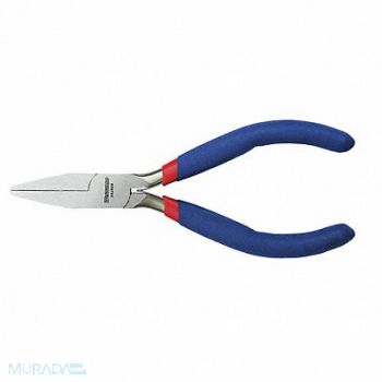 WESTWARD Flat Nose Plier 5 L Serrated, 53JX09
