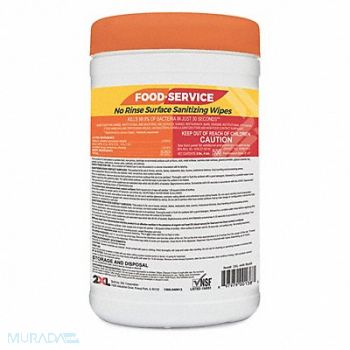 2XL Food Service Wipes 100 ct Canister PK6, 53PM99