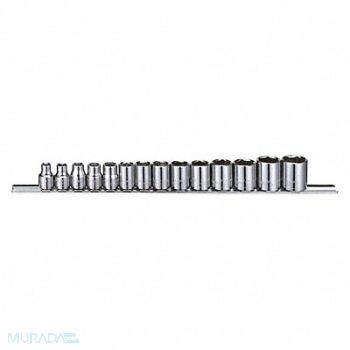 WESTWARD Skt St Chrm 3/8-15/16 in 6Pt, 53PN45