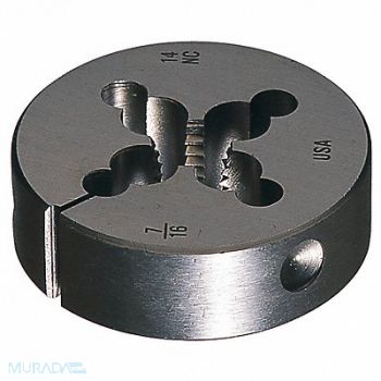 GREENFIELD THREADING Round Threading Die M2.5x0.45 HSS, 53PR98