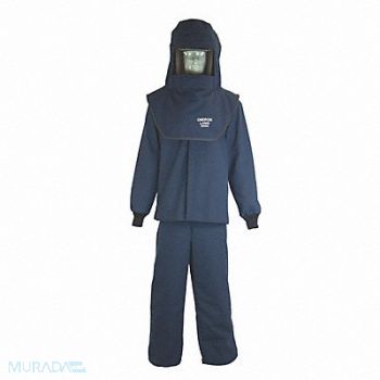 OBERON COMPANY Arc Flash Suit Kit Gray 4XL, 53PX63