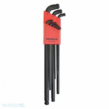 BONDHUS HexKeySt L 3 1/2 to 8 23/32, 53PZ21