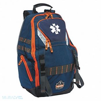 ERGODYNE Backpack Blue Polyester, 53PZ54