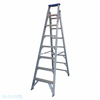 TIVOLI Dual Purpose Ladder 8 ft H Aluminum, 53TX50