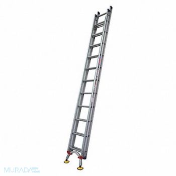 TIVOLI Extension Ladder Size 24 ft Aluminum, 53TX53