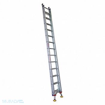 TIVOLI Extension Ladder Size 28 ft Aluminum, 53TX54