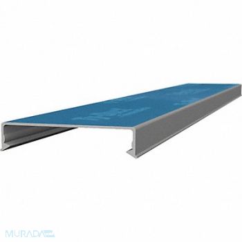 THOMAS BETTS Wiring Duct Cover Flushed Mount Gray, 53UH92