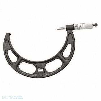 STARRETT Outside Micrometer 6 to 7 Knurled Ring, 53VC91