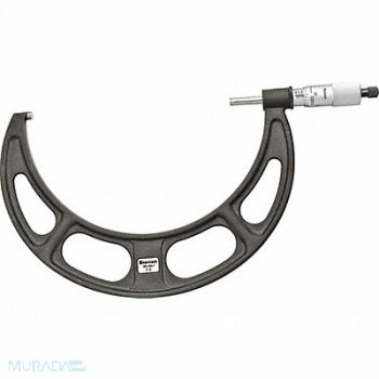 STARRETT Outside Micrometer 7 to 8 Knurled Ring, 53VC92