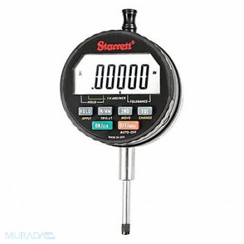 STARRETT Electronic Indicator 1 /25mm Range, 53VE12