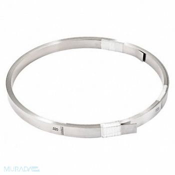 STARRETT Feeler Gauge Stock Roll Finish Unfinish., 53VF03