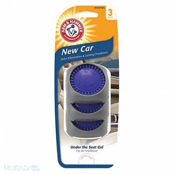 HOPKINS Air Freshener Disc New Car PK3, 53VU61