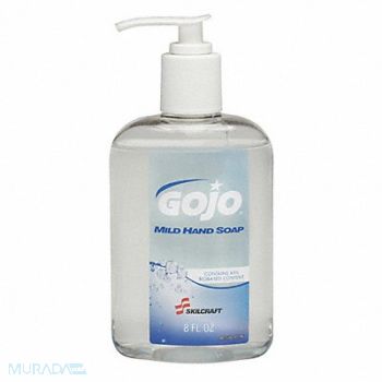 ABILITY ONE Hand Soap 8oz Light Fragrance Clear PK12, 53WA93