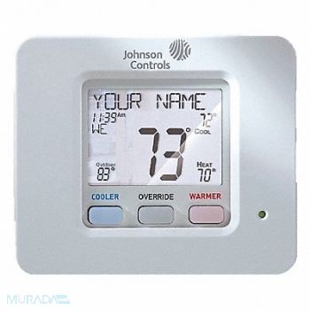 JOHNSON CONTROLS Digital Thermostat 4 Stages Heat, 53WN17