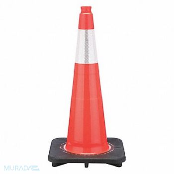 GRAINGER APPROVED Traffic Cone 7 lb Orange Cone Color, 53WN66