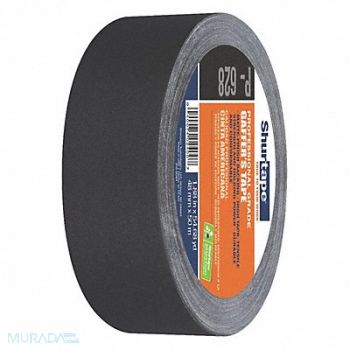 SHURTAPE Gaffer s Tape Black 1 7/8inx54 1/2 yd, 49JR06